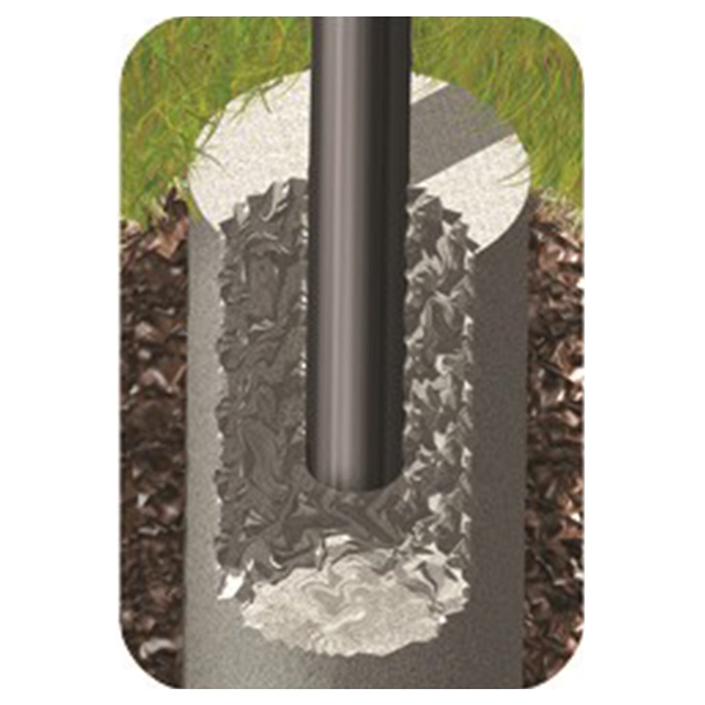 Pilot Rock Jumbo Park Style Steel Outdoor BBQ Charcoal Grill and Post, 3 Pack - 415882