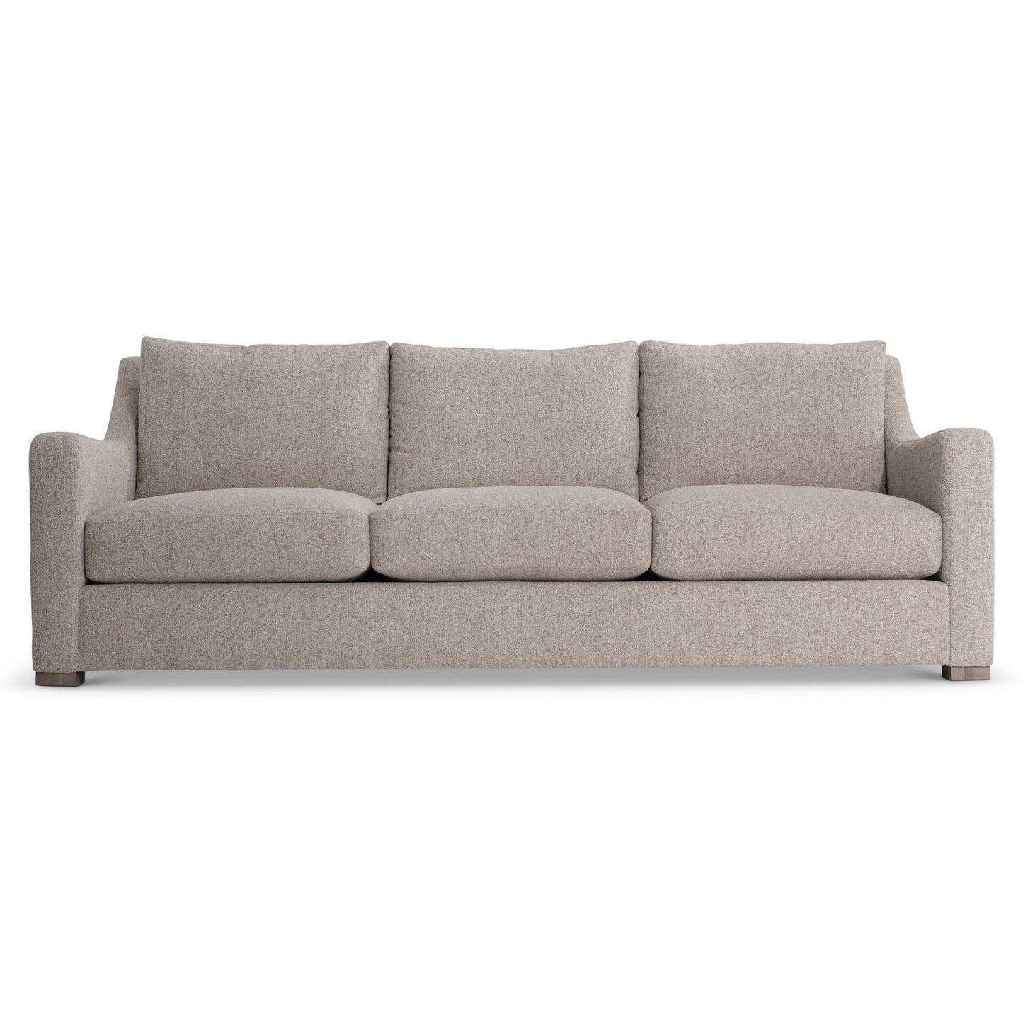 Modway Furniture Ventura Elegant Beige Fabric Sofa with Deep Seat Cushions & Contrasting Pillows