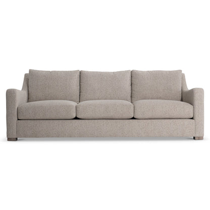 Modway Furniture Ventura Elegant Beige Fabric Sofa with Deep Seat Cushions & Contrasting Pillows