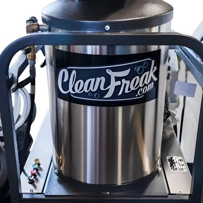 CleanFreak 4.0 GPM Hot Water Drain Jetter Skid w/ Tank & 200' Reel (Gas Engine) – 3,500 PSI -WET-APODCF4-0001J
