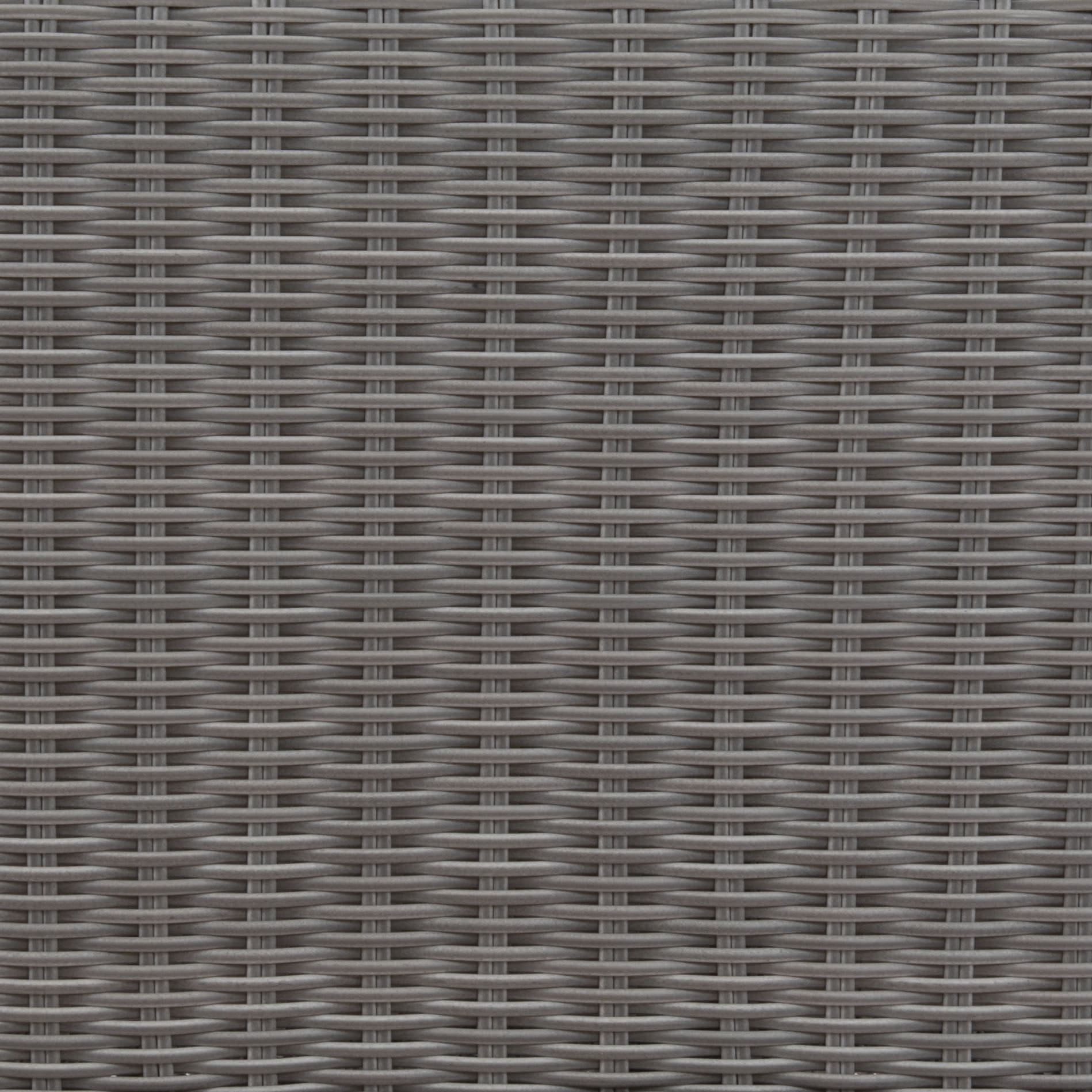 87.4" x 30.3" x 33.9" Natural & Gray, Synthetic Weave & Aluminium, Sofa - 364707