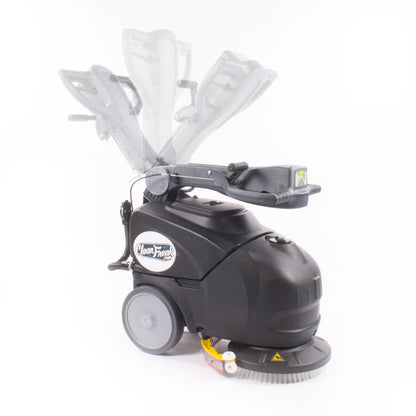 CleanFreak14" Reliable Walk Behind Floor Scrubber (Battery & Electric Options) - 4 Gallons - IES-14-E-CF
