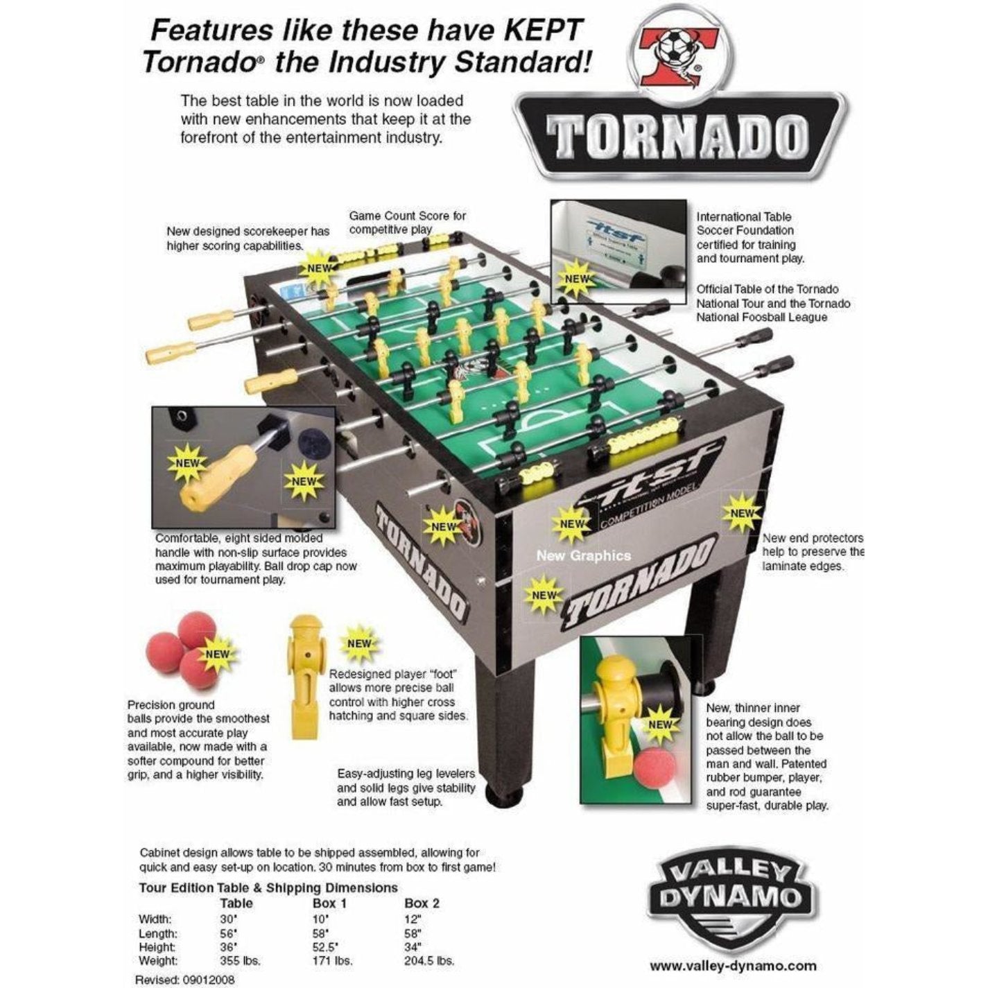 Tornado Arch Foosball Table - TTXAR