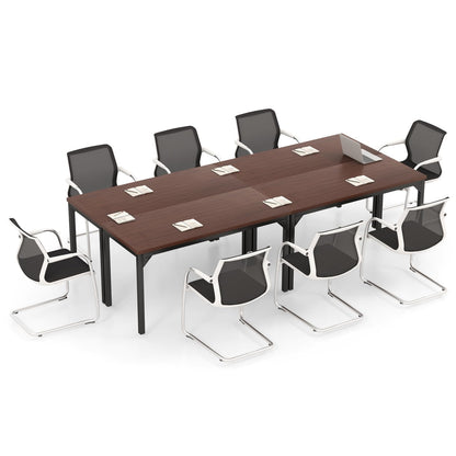 Tangkula Conference Table Set of 8/6/4/2/1 - KC55681CF