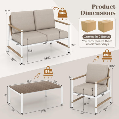 Tangkula 4/8 Pieces Patio Furniture Set - NP11964GR+