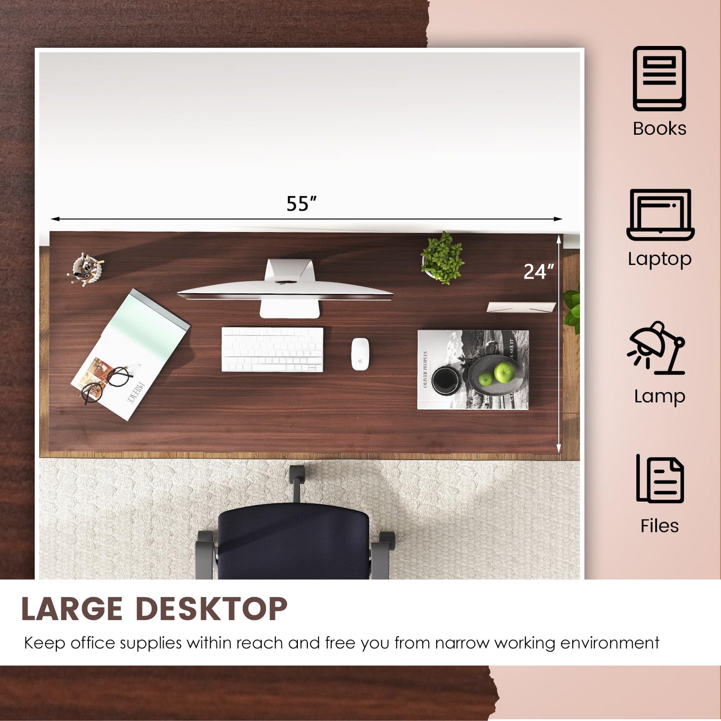 Tangkula Conference Table Set of 8/6/4/2/1 - KC55681CF