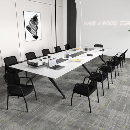 Tangkula Conference Chairs, Office Guest Chairs with Ergonomic Mesh Backrest - 3*CB10600DK-2