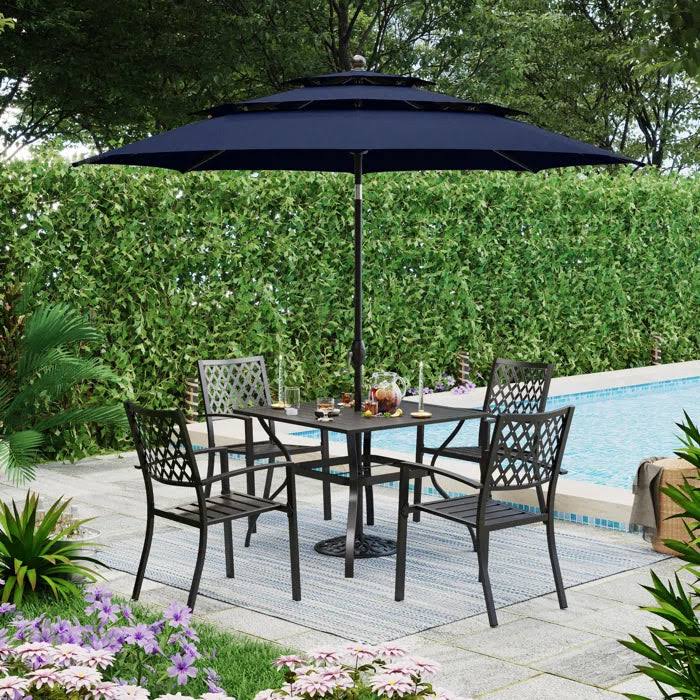 Alyah 4 – Person Square Outdoor Dining Set