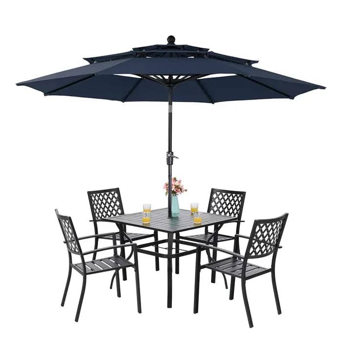 Alyah 4 – Person Square Outdoor Dining Set