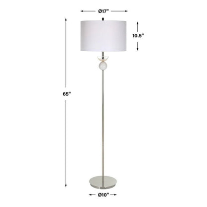 Uttermost Exposition Nickel Floor Lamp 30177-1 -  30177-1
