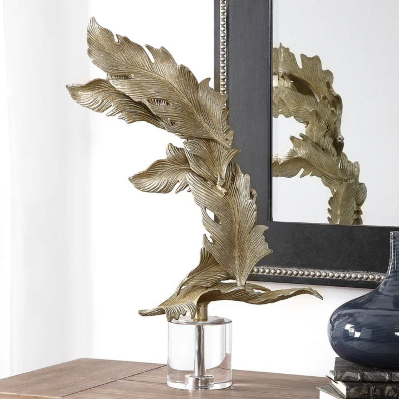 Uttermost Fall Leaves Champagne Sculpture 17513 - 17513