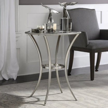 Uttermost Sherise Beaded Metal Accent Table 24760 -  24760