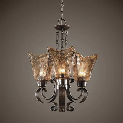 Uttermost Vetraio 3Lt Oil Rubbed Bronze Chandelier 21008 - 21008
