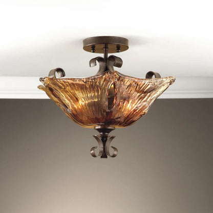 Uttermost Vetraio 2 Light Glass Semi Flushmount 22200 -  22200