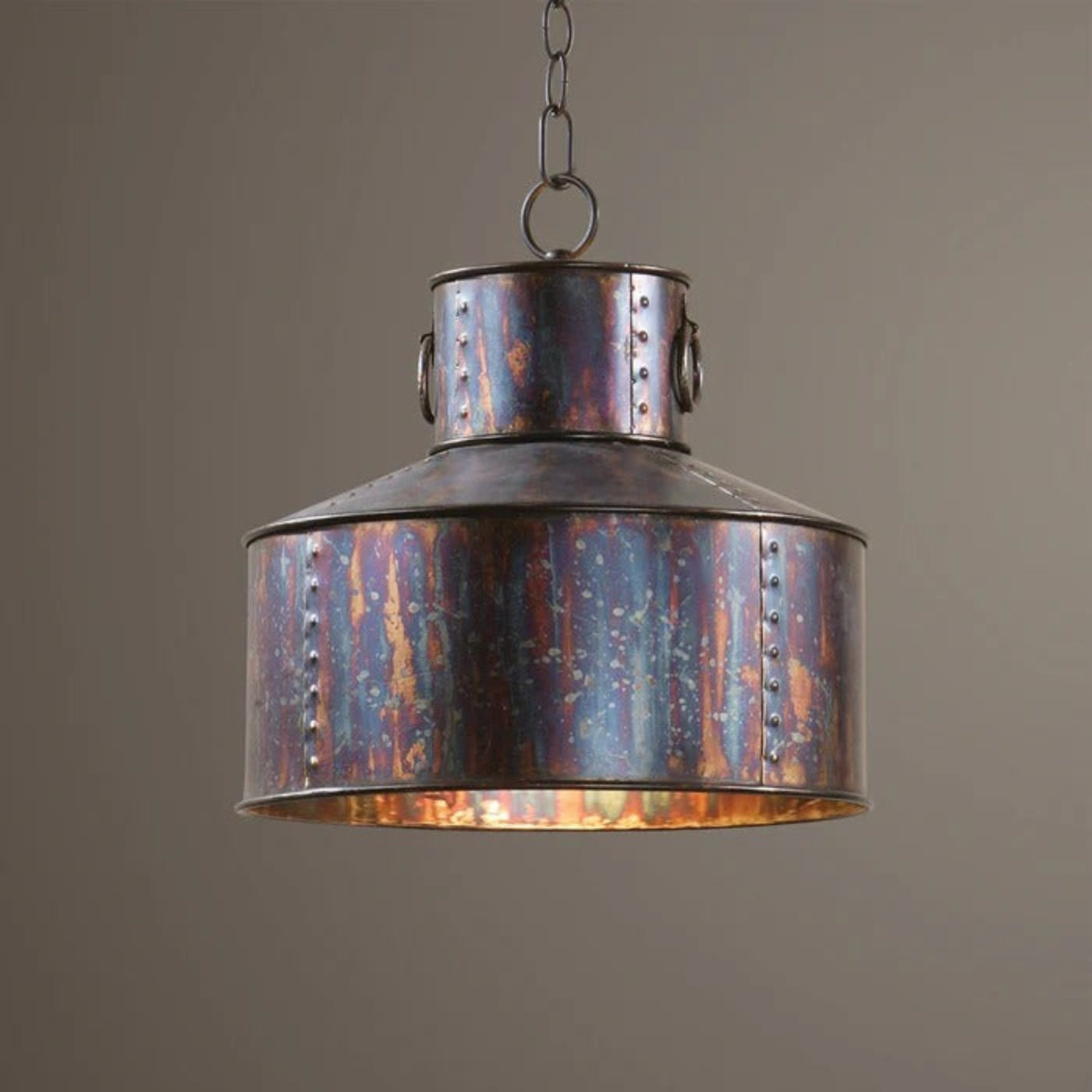 Uttermost Giaveno 1 Light Oxidized Bronze Pendant 21924 - 21924