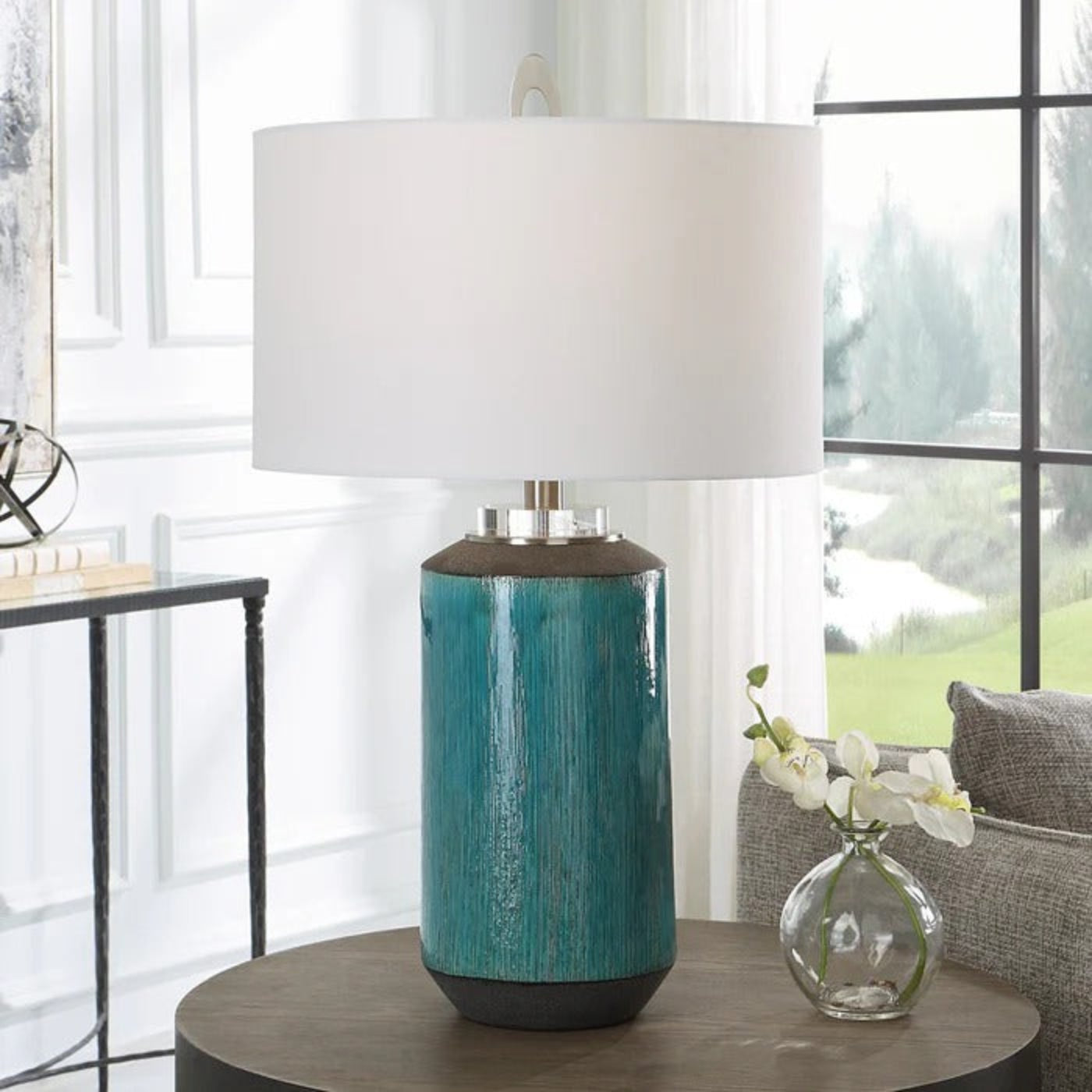 Uttermost Maui Aqua Blue Table Lamp 30151-1 -  30151-1
