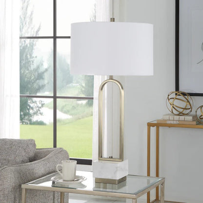 Uttermost Passage Brass Arch Table Lamp 30180-1 -  30180-1