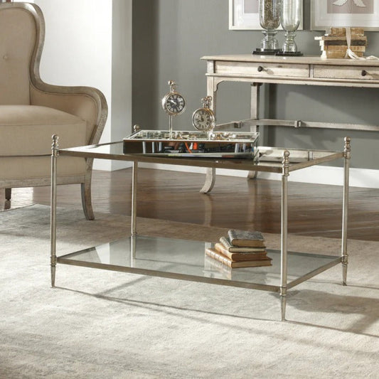 Uttermost Gannon Mirrored Glass Coffee Table 24281 - 24281