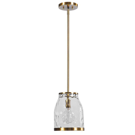 Uttermost Crossley 1 Light Glass Mini Pendant 22187 - 22187