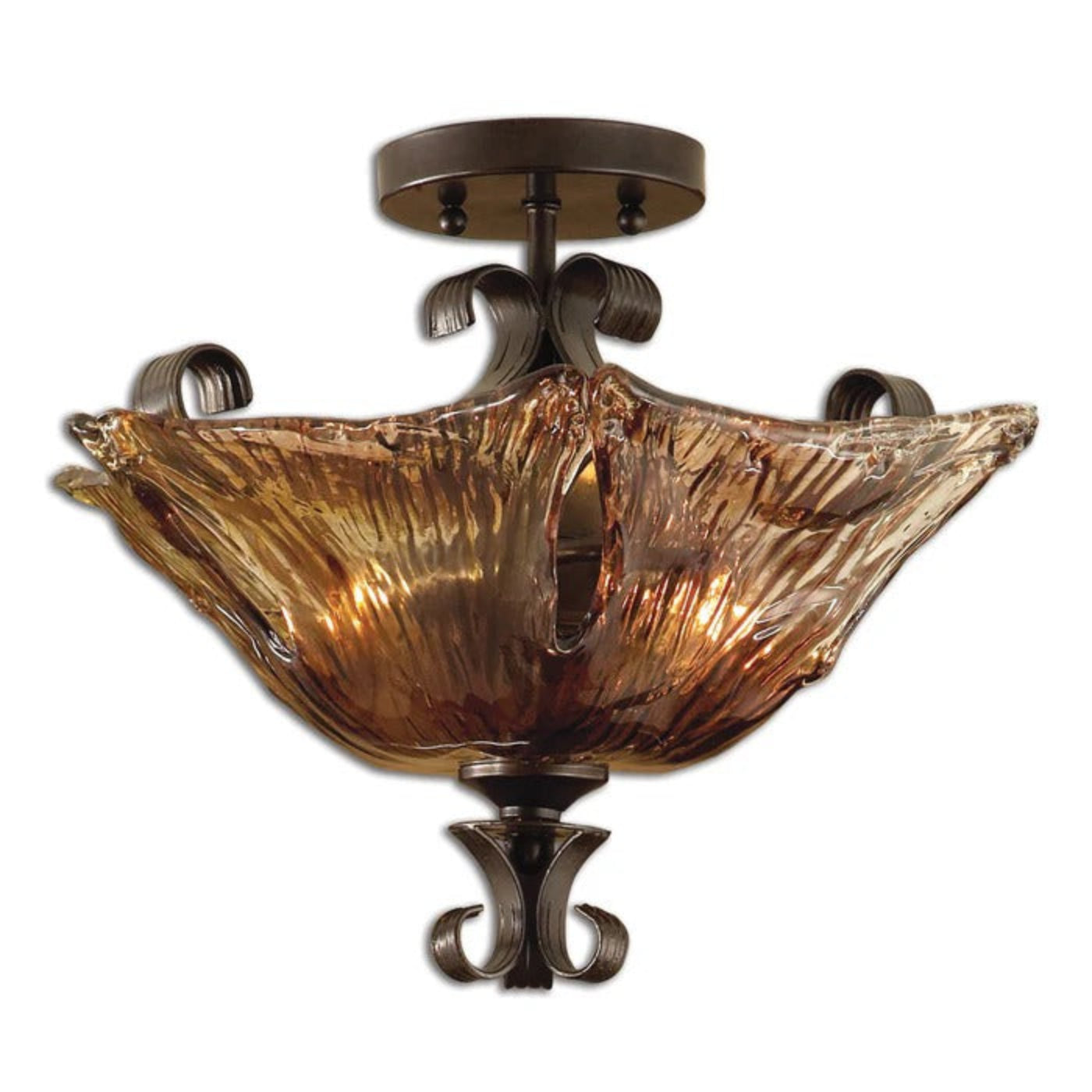 Uttermost Vetraio 2 Light Glass Semi Flushmount 22200 -  22200