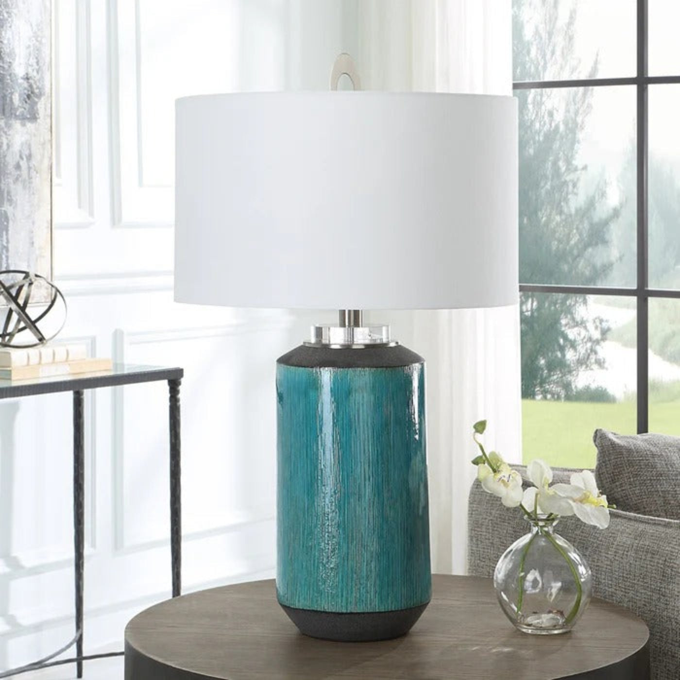 Uttermost Maui Aqua Blue Table Lamp 30151-1 -  30151-1