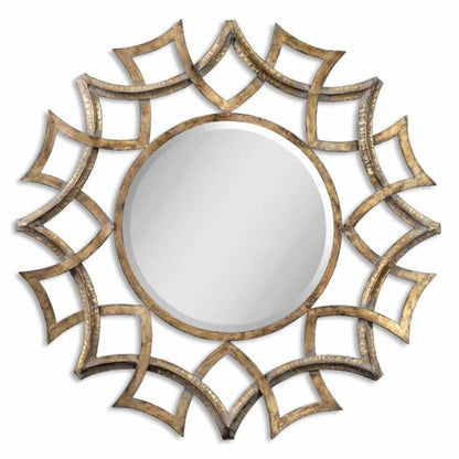 Uttermost Demarco Round Antique Gold Mirror 12730 B -  12730 B
