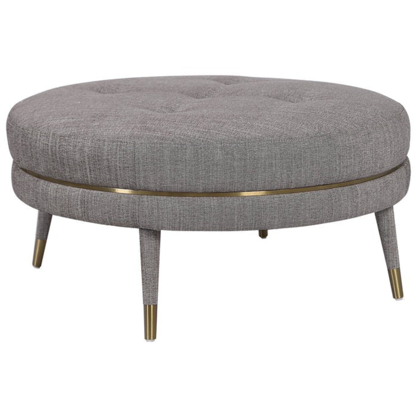Uttermost Blake Modern Taupe Ottoman 23524 - 23524