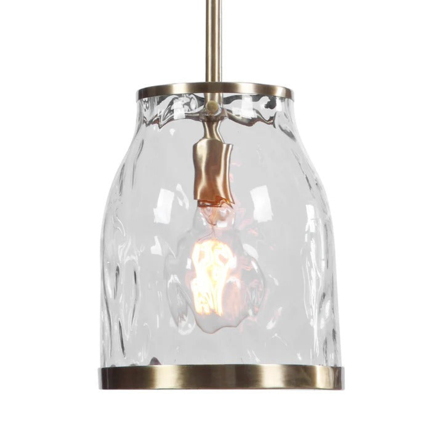 Uttermost Crossley 1 Light Glass Mini Pendant 22187 - 22187