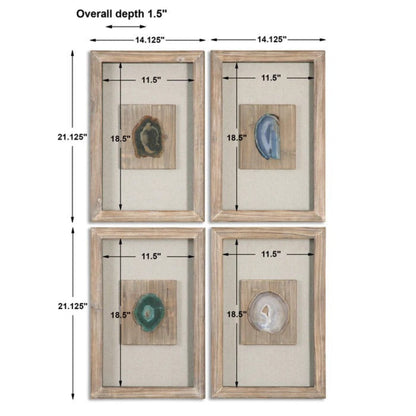 Uttermost Agate Stone, S/4 14499 - S/4 14499