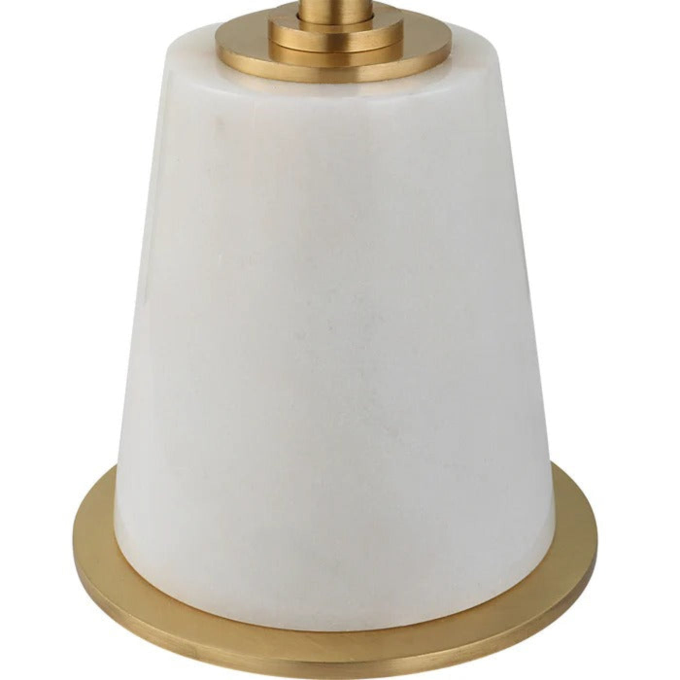 Uttermost Edifice White Marble Drink Table 25177 - 25177