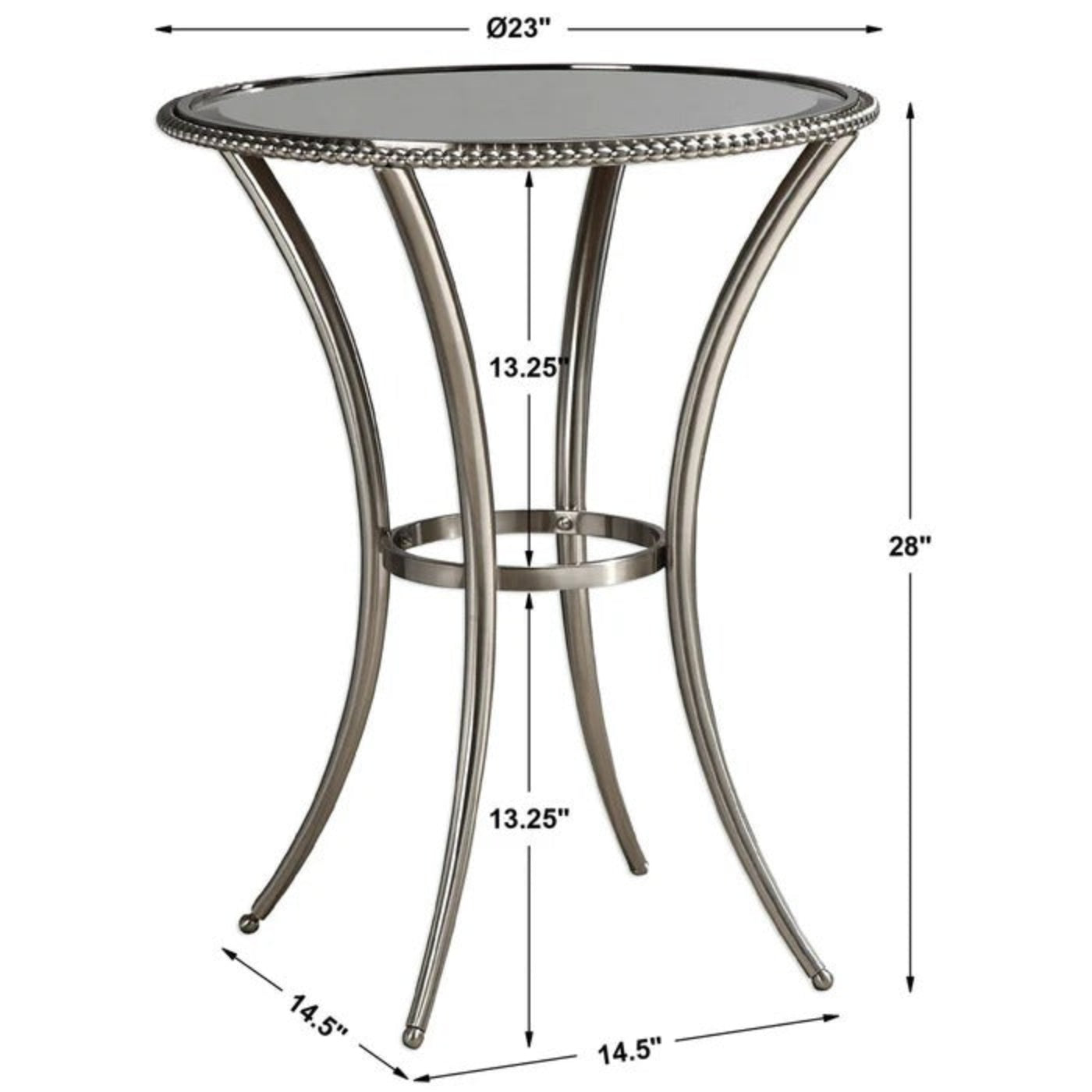Uttermost Sherise Beaded Metal Accent Table 24760 -  24760