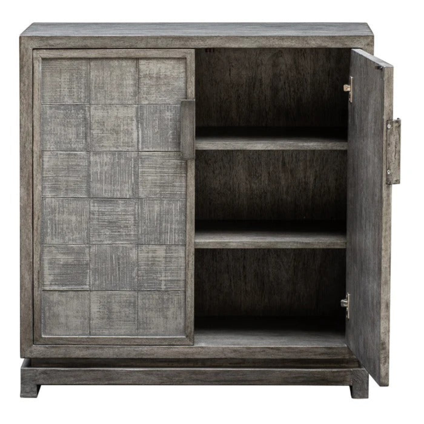 Uttermost Hamadi Distressed Gray 2 Door Cabinet 25444 - 25444