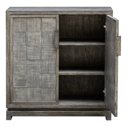 Uttermost Hamadi Distressed Gray 2 Door Cabinet 25444 - 25444