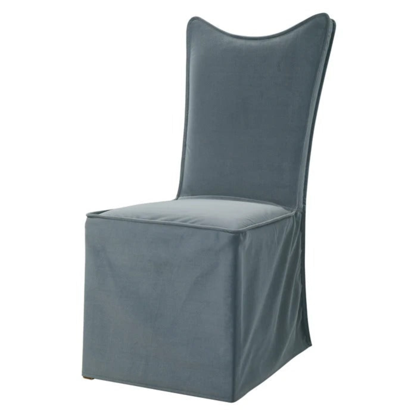 Uttermost Delroy Armless Chair, Gray, Set Of 2 23577-2 - 2 23577-2
