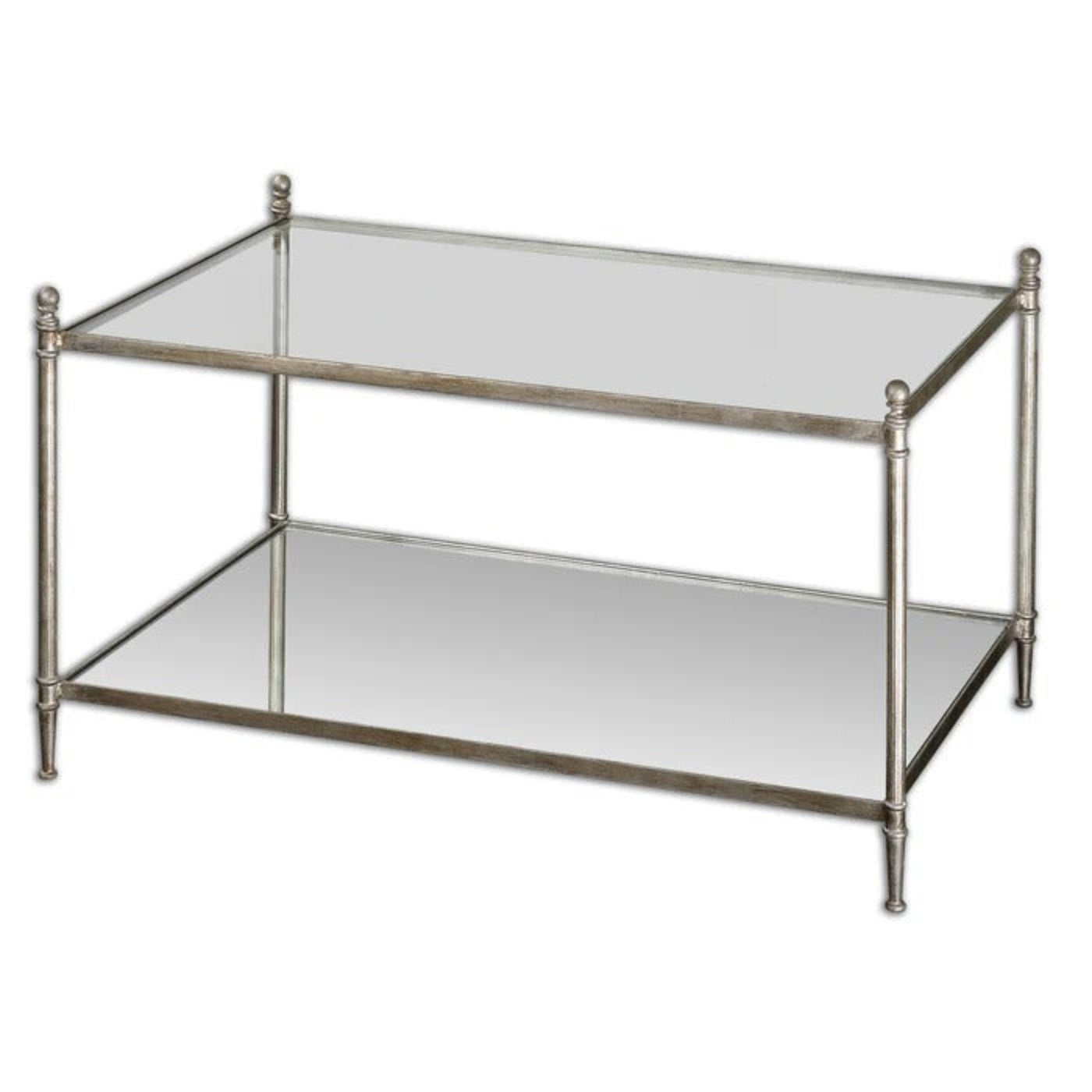 Uttermost Gannon Mirrored Glass Coffee Table 24281 - 24281