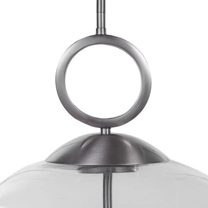 Uttermost Calix Nickel 1 Light Glass Pendant 22169 - 22169