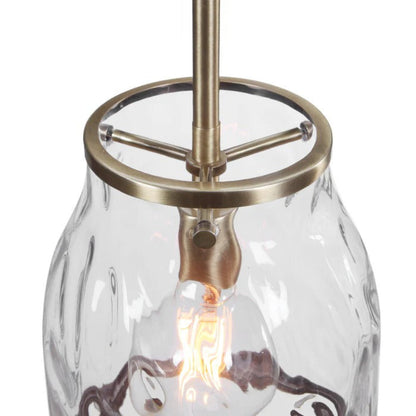 Uttermost Crossley 1 Light Glass Mini Pendant 22187 - 22187