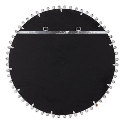 Uttermost Taza Aged White Round Mirror 09770 - 09770