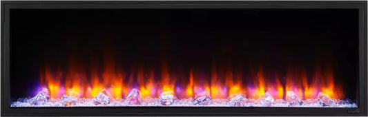 SimpliFire 78" Scion Clean Face Linear Electric Fireplace - SF-SC78-BK