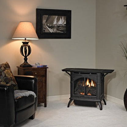 Empire Cast Iron Spirit Stove Freestanding Vent Free Gas Stove | Small - VFD10CC30FN