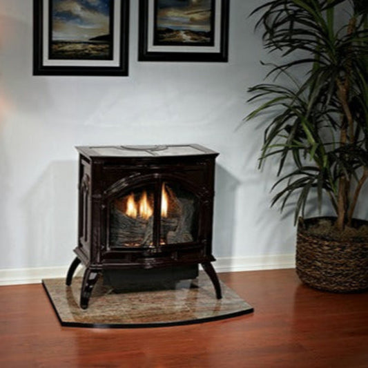 Empire Cast Iron Spirit Stove Freestanding Vent Free Gas Stove | Medium - VFD30CC30FN