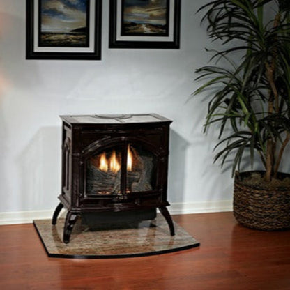 Empire Cast Iron Spirit Stove Freestanding Vent Free Gas Stove | Medium - VFD30CC30FN