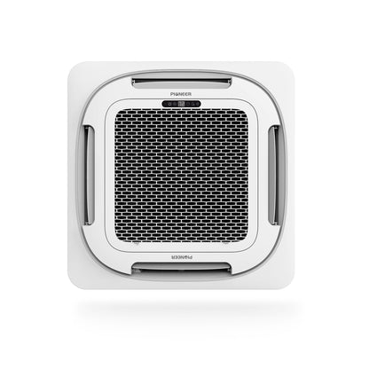 Pioneer Quantum Ultra 18,000 BTU 20.5 SEER2 230V Ceiling Cassette Ductless Mini-Split Air Conditioner Inverter Heat Pump Full Set - CYT018GLSI24RL-10S