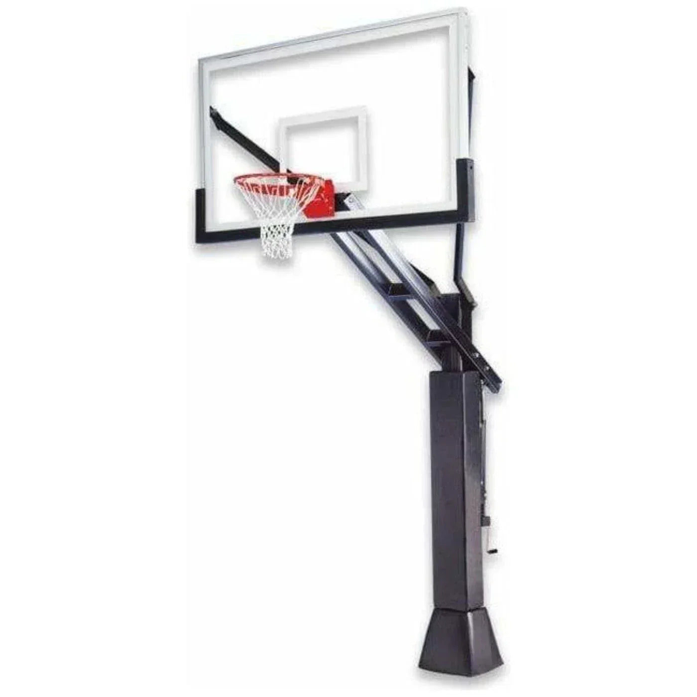 Ironclad FullCourt 42x72 Adjustable In-Ground Basketball Hoop - FCH684–XXL