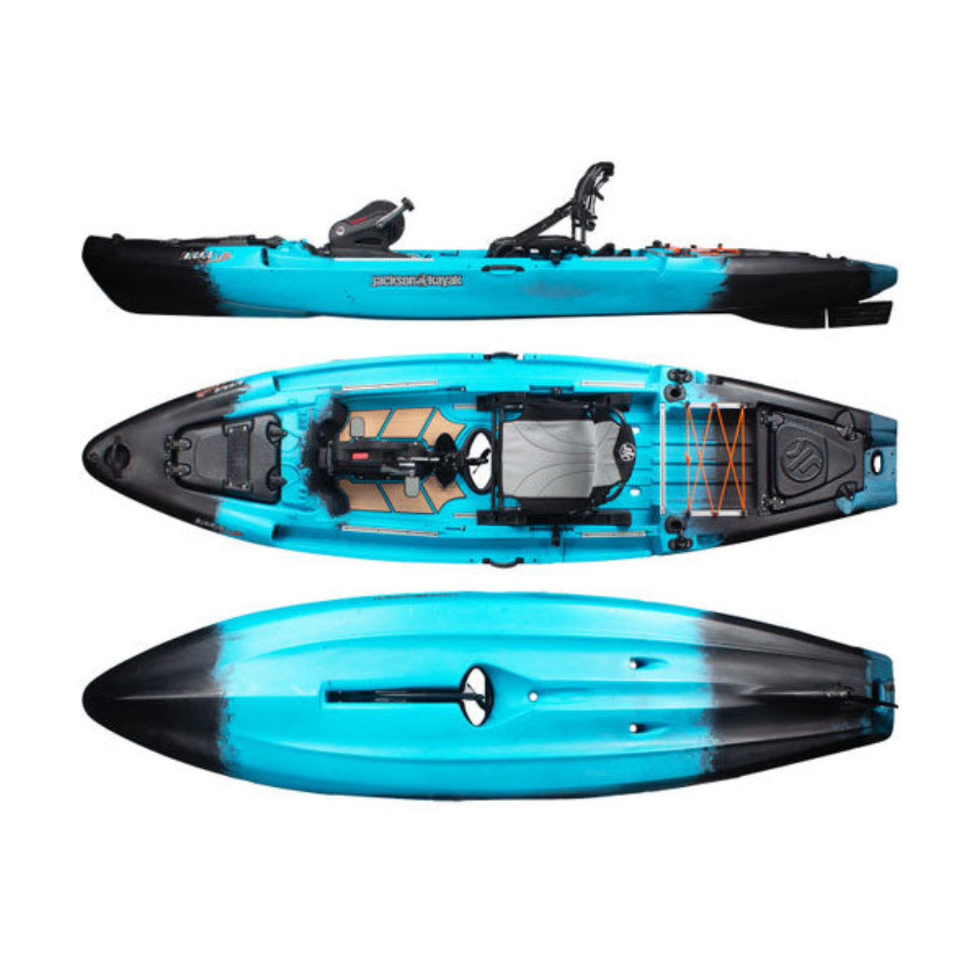 Torqeedo Jackson Big Rig FD Fishing Kayak - BRFD131STORM_25