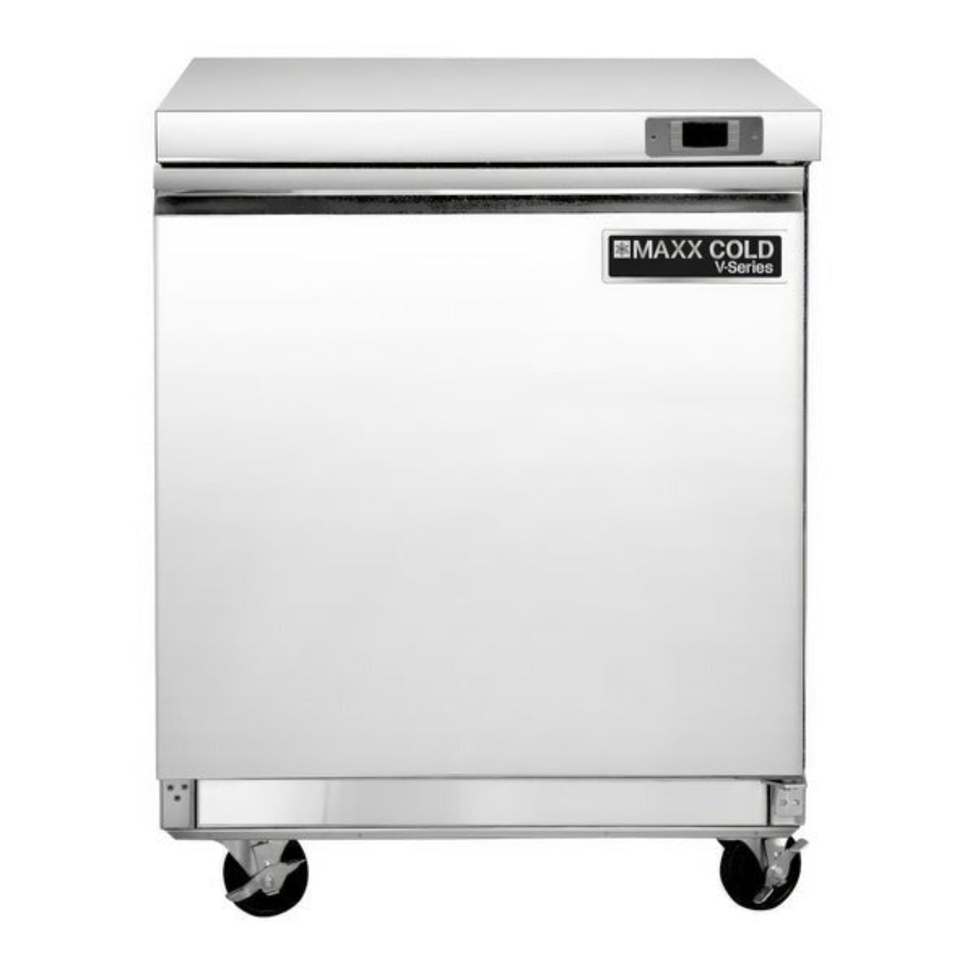 Maxx Cold V-Series 1 Door Undercounter Refrigerator, in Stainless Steel - MVR29UHC