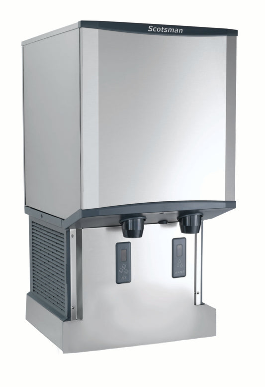 Scotsman Meridian™ Touch-Free Countertop Nugget Ice & Water Dispenser, Water Cooled - Up to 500 lb. Production, 40 lb. Storage - HID540W-1