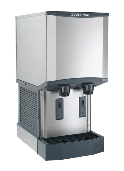 Scotsman HID312A-1 Meridian Touch-Free Countertop Nugget Ice & Water Dispenser, Air Cooled - Up to 260 lb. Production, 12 lb. Storage - HID312A-1