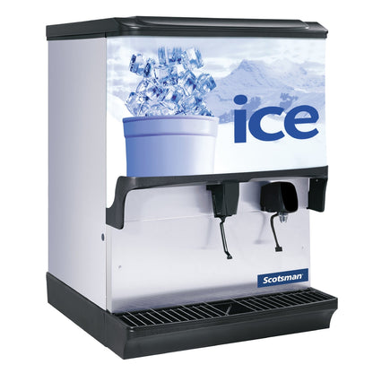 Scotsman IOD250-1 Ice Dispenser With Water Filler, 30" Width - 250 lb. Storage - IOD250WF-1
