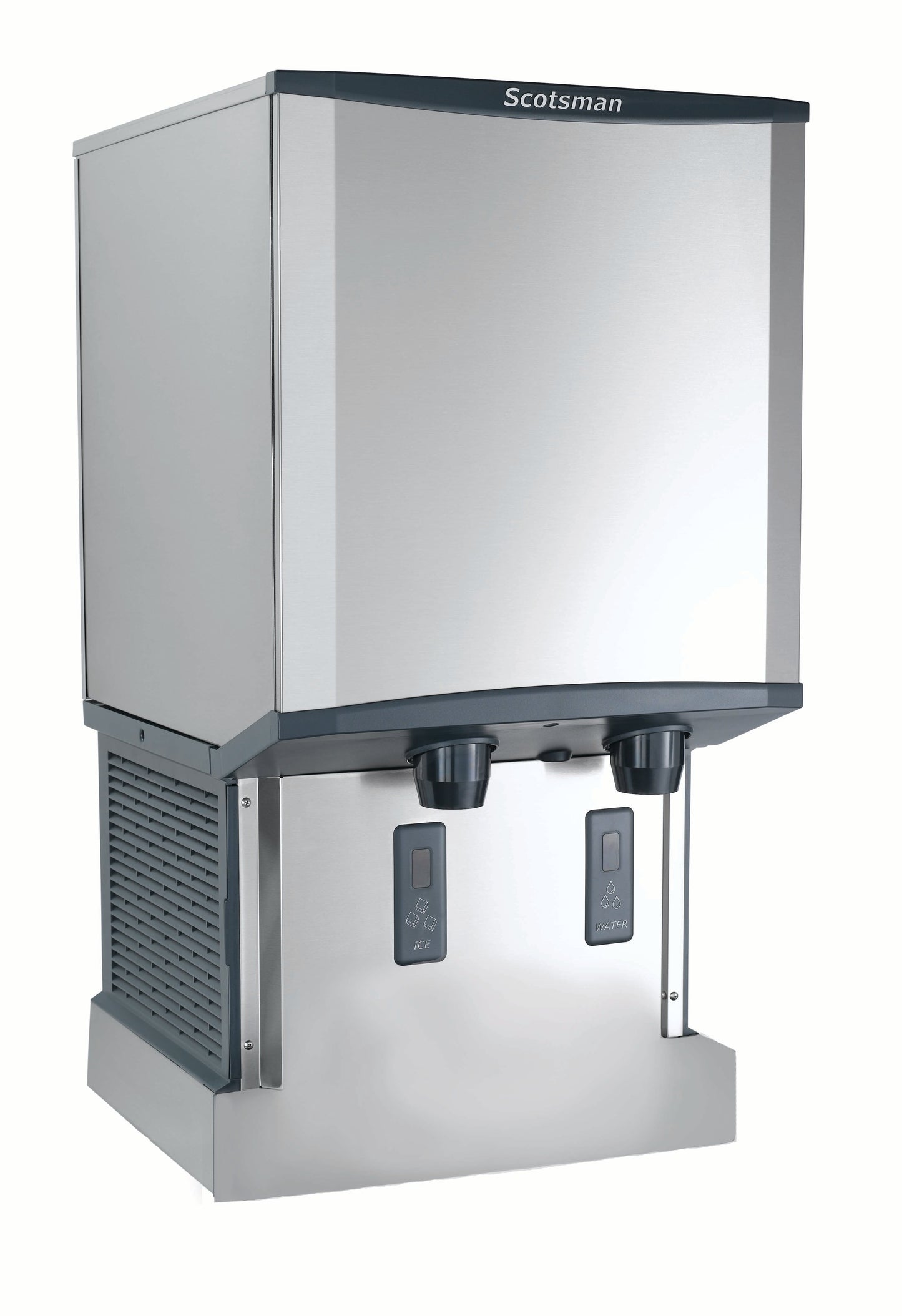 Scotsman Meridian™ Touch-Free Wall-Mounted Nugget Ice & Water Dispenser, Air Cooled - Up to 500 lb. Production, 40 lb. Storage - HID540AW-1